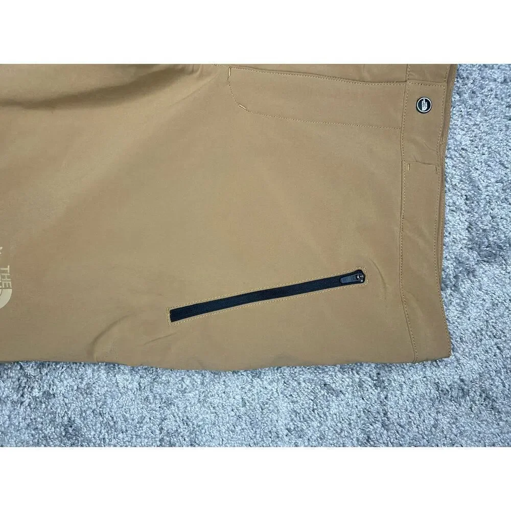 North Face Size Large Men's Shorts Hiking Brown Outdoor